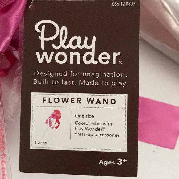 👛🌸PLAY WONDER Flower Wand & Satin Purse NWT - Picture 9 of 9